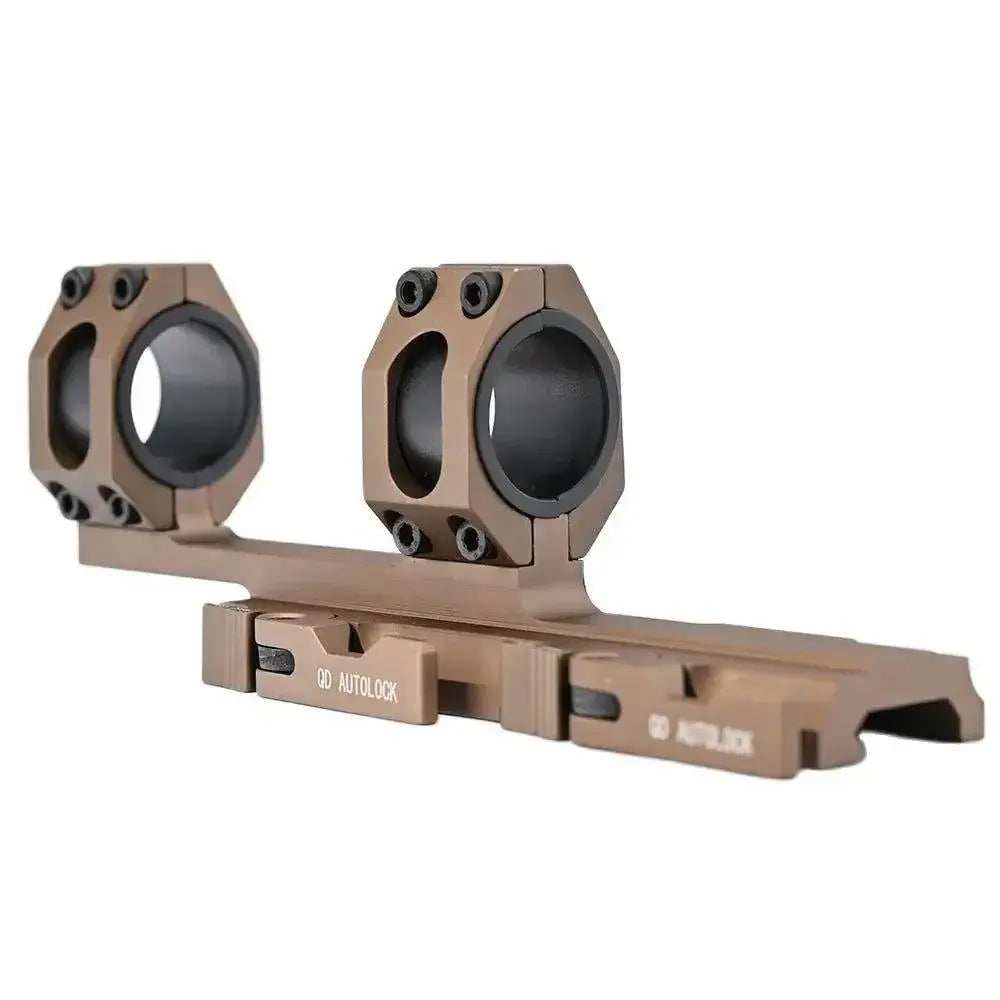 Quick Release Integrated Cantilever Rifle Scope Picatinny Mount 30mm Ring - Shooin Optics