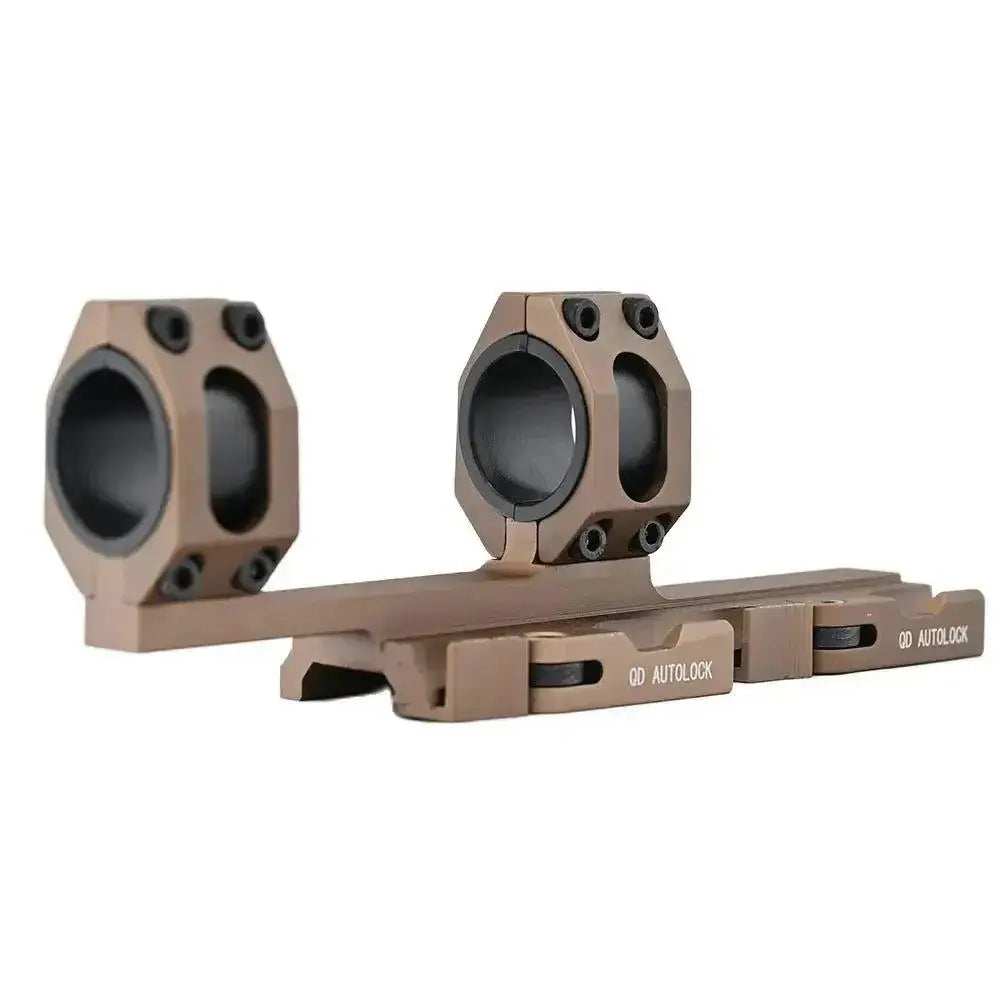 Quick Release Integrated Cantilever Rifle Scope Picatinny Mount 30mm Ring - Shooin Optics