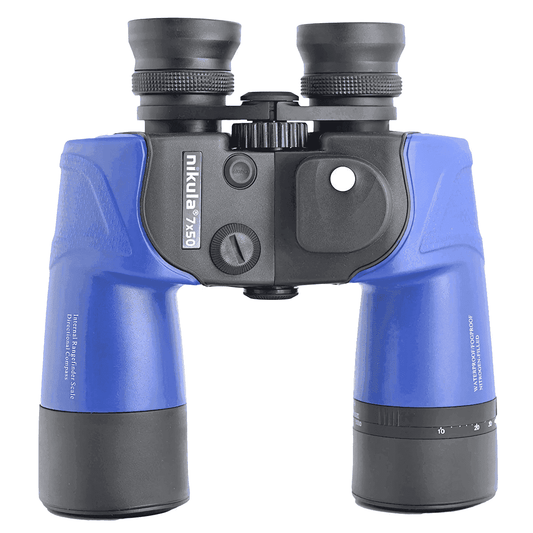 7x50 Binoculars Waterproof Fogproof Nitrogen-Filled Internal Rangefinder Scale Directional Compass Floatable - Shooin Optics