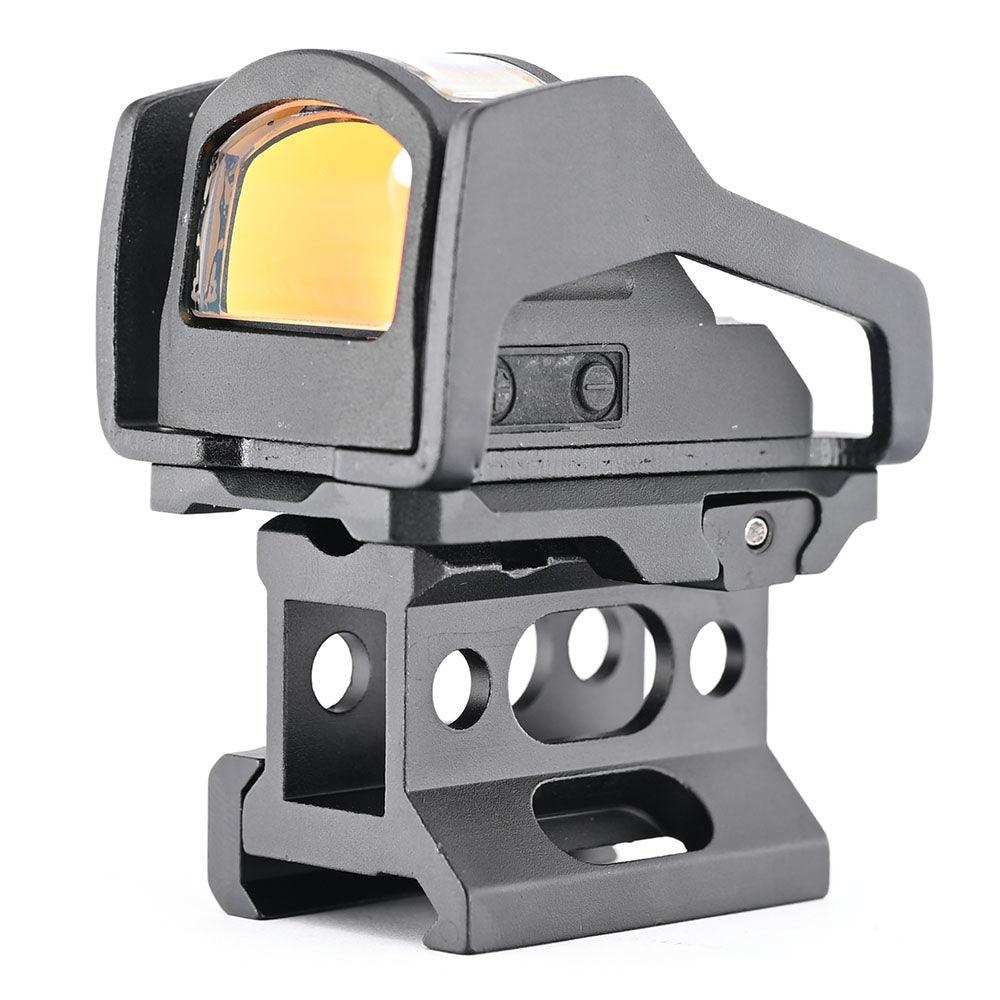 Reflex 1x Red Dot Sight Sollimator Scope With 20mm Universal Mount Base - Shooin Optics