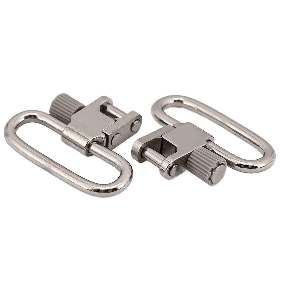Sparta 1 Inch 1.25 Nickel Quick Detach Sling Swivels - Shooin Optics