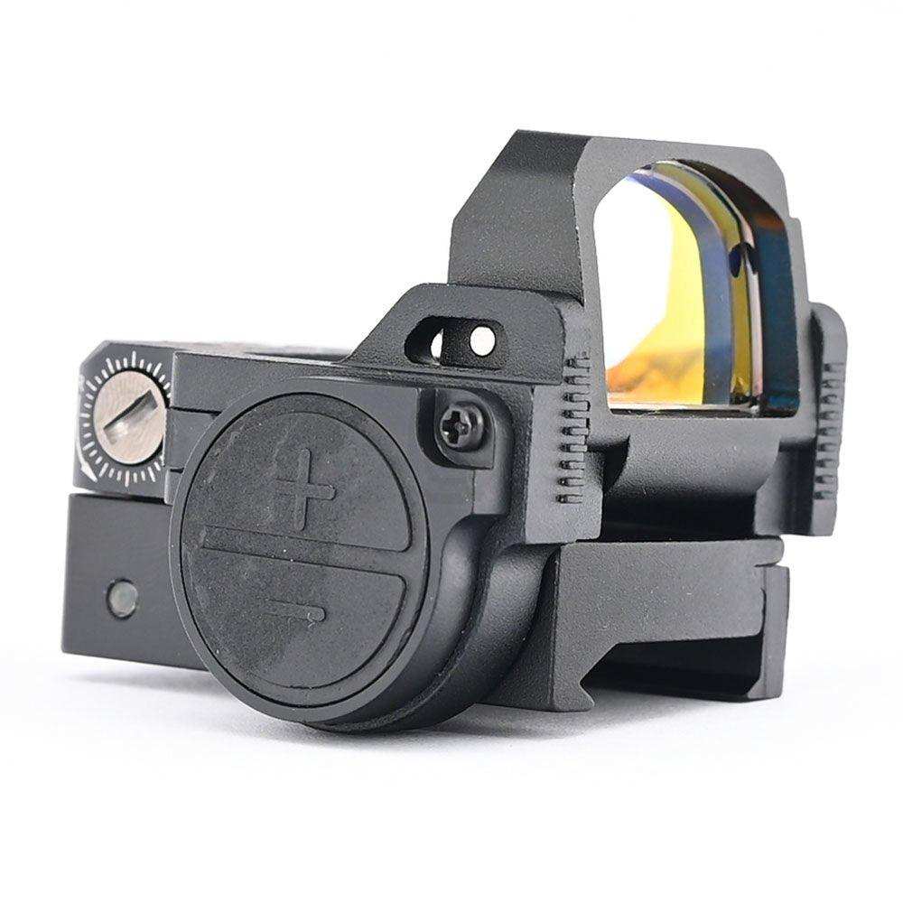 Quick Fold Pro Reflex Red Dot Sight With Pistol Glock Optics Base & 20mm Mount - Shooin Optics