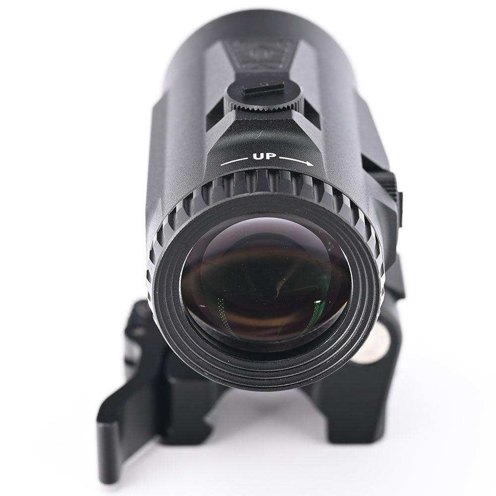 Foldable 3x Magnifier 20mm Rail Mount Base For Red Dot Sight Visual Extension - Shooin Optics