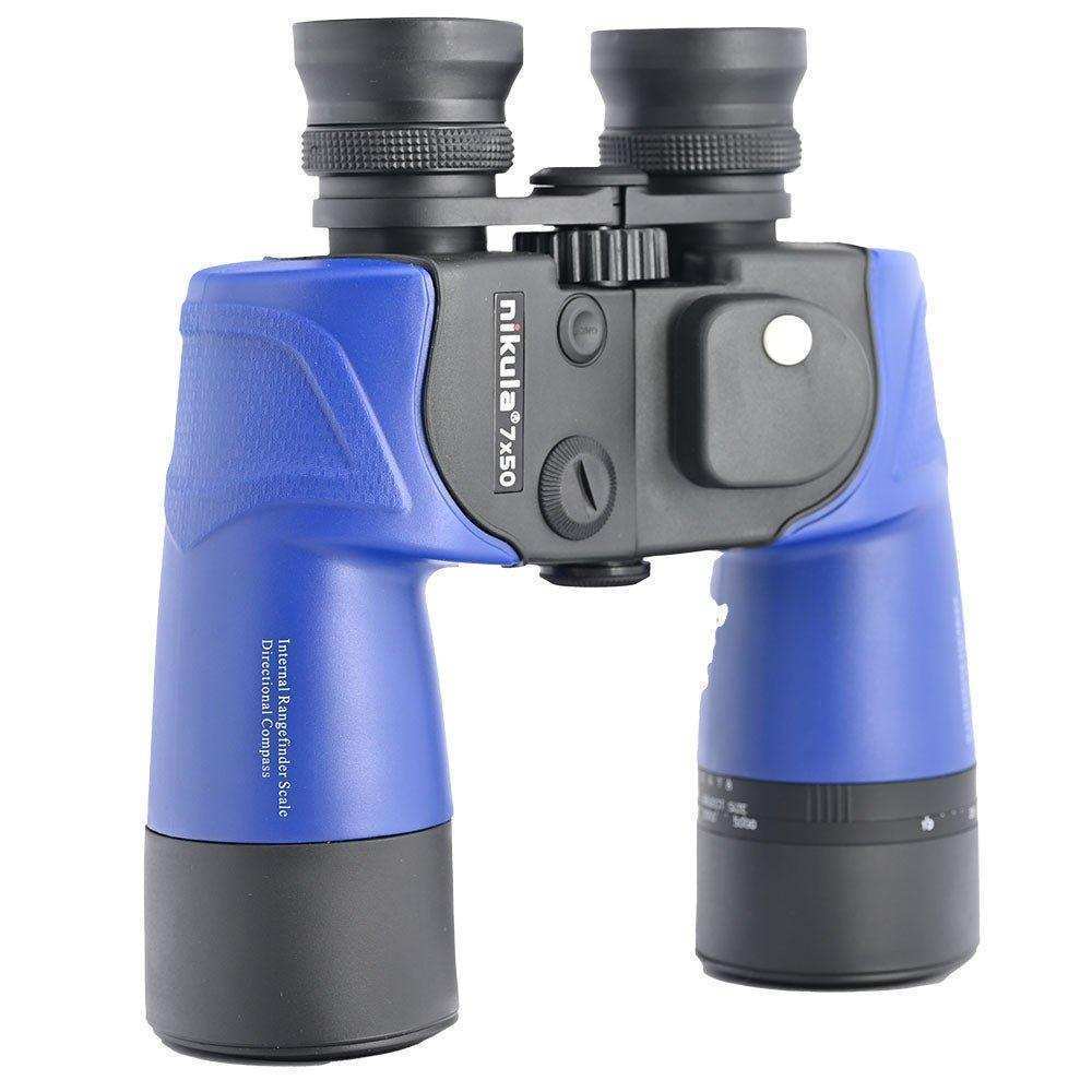 7x50 Binoculars Waterproof Fogproof Nitrogen-Filled Internal Rangefinder Scale Directional Compass Floatable - Shooin Optics