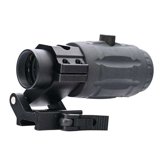 Shooin 3x Magnifier Red Dot Scope With Side Flid 20mm Picatinny Mount Base - Shooin Optics