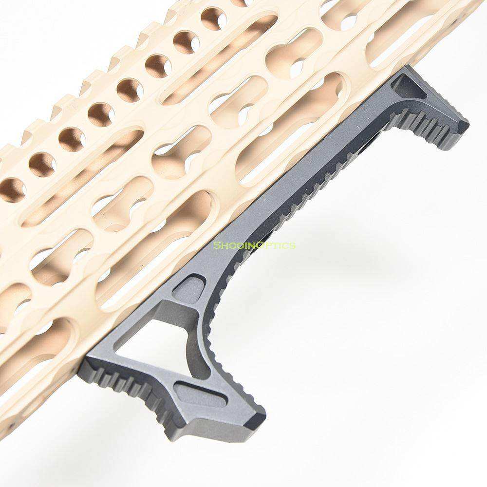 Anti-Slip Aluminum Alloy Auxiliary Grip KEYMOD Locking Adapter - Shooin Optics