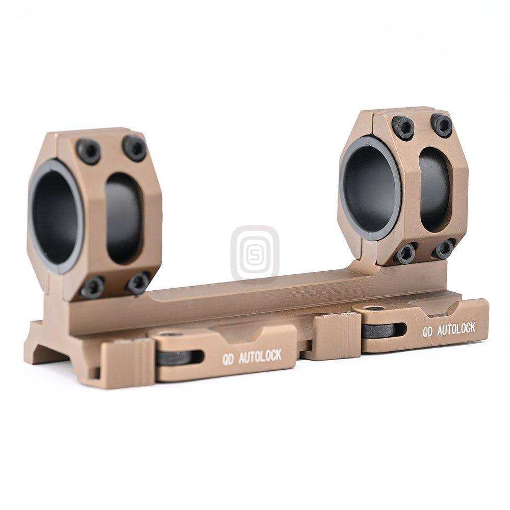 Quick Release Integrated Rifle Scope Picatinny Mount 30mm Ring - Shooin Optics