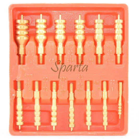 Sparta All Caliber Solid Brass Spear Pointed Jag Gun Clean Brass Jag 13pcs - Shooin Optics
