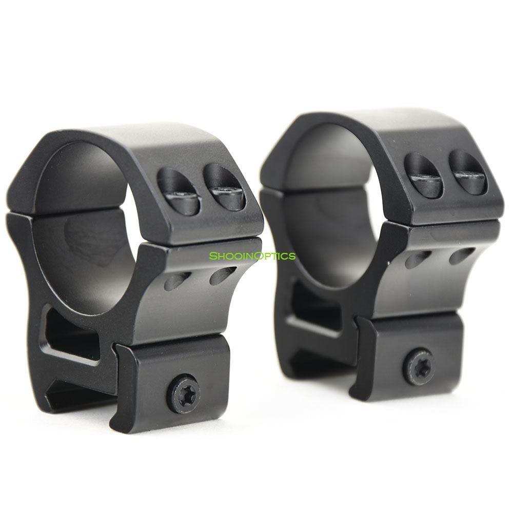 Shooin Optics 30mm Scope Rings with 20mm Mount Base for Riflescope Precision and Stability - Shooin Optics