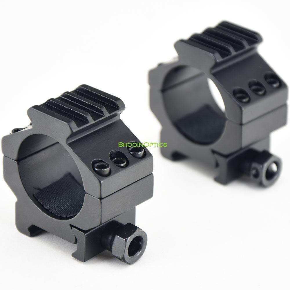 Shooin Optics Scope 1.25 Inch 30mm Tube Ring 20mm Weaver Picatinny Mount M7853 - Shooin Optics