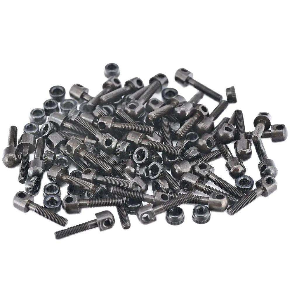 Sparta 48 Sets Sling Swivel 7/8" Machine Screw Fore End Bases Nuts Bulk Pack - Shooin Optics