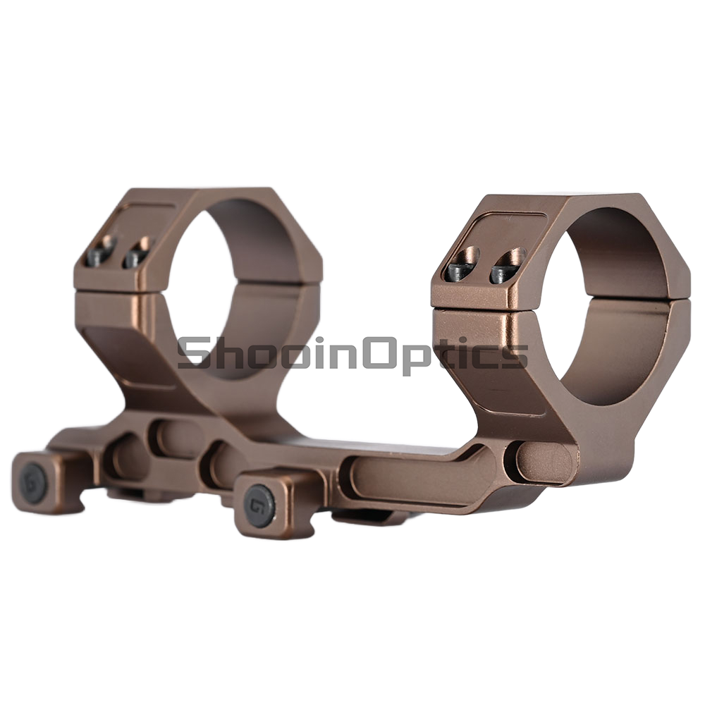 Rifle Scope Ring Mount For 34mm Tube Picatinny Weaver Rail Integral - Shooin Optics