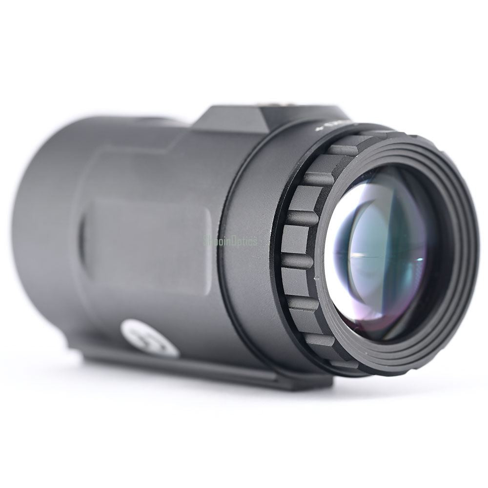 Red Dot 3x HD Magnifier Quick Side Flip Picatinny Rail Mount - Shooin Optics