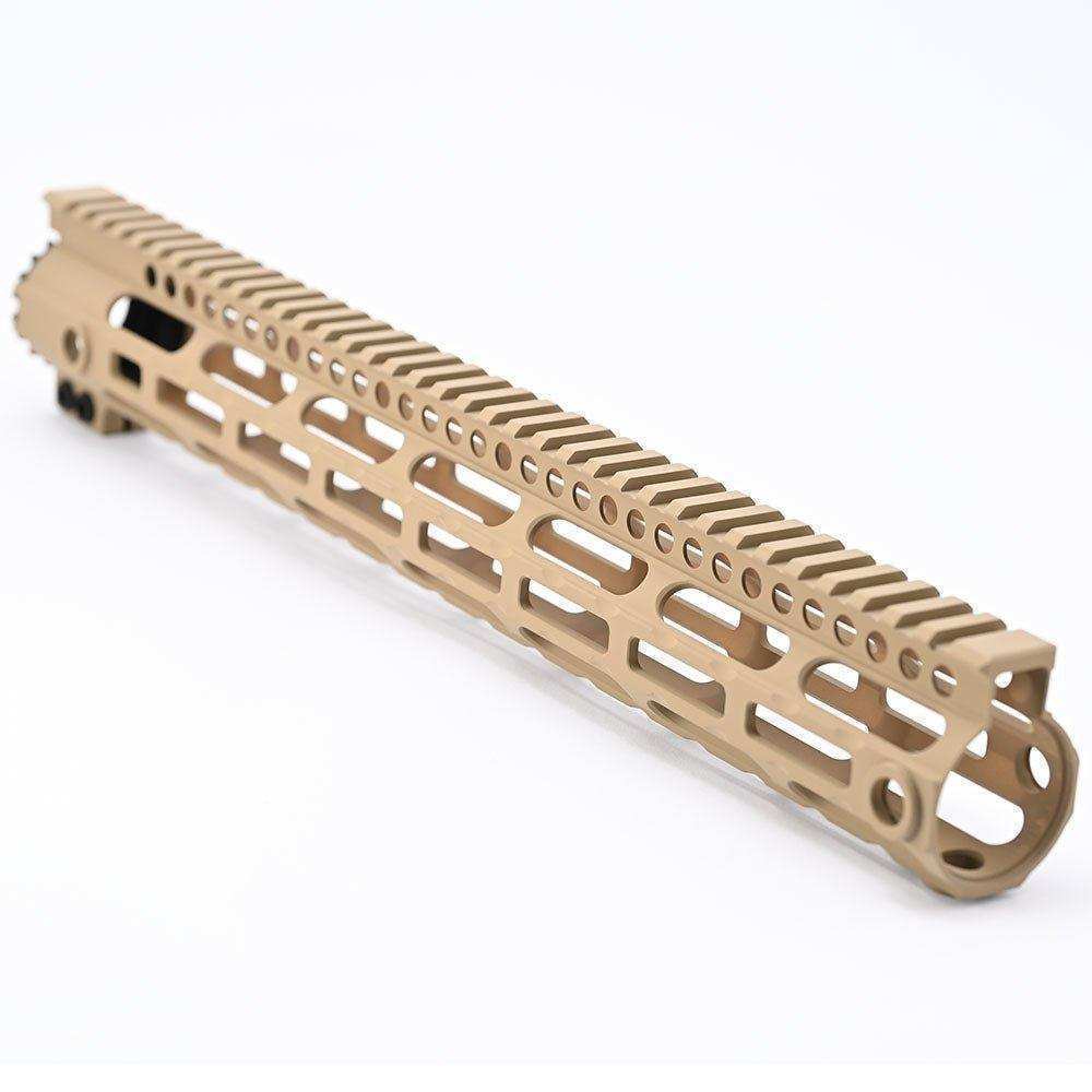 15 INCH Picatinny Free Float Handguard With M-LOK Base Lock For Airsoft AEG M4 - Shooin Optics