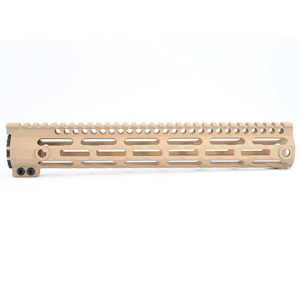 15 INCH Picatinny Free Float Handguard With M-LOK Base Lock For Airsoft AEG M4 - Shooin Optics