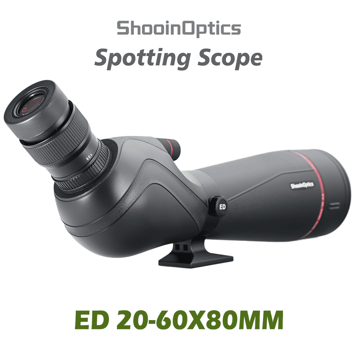 Shooin Optics 80mm ED 20-60x80 Spotting Scope Fieldscope - Shooin Optics