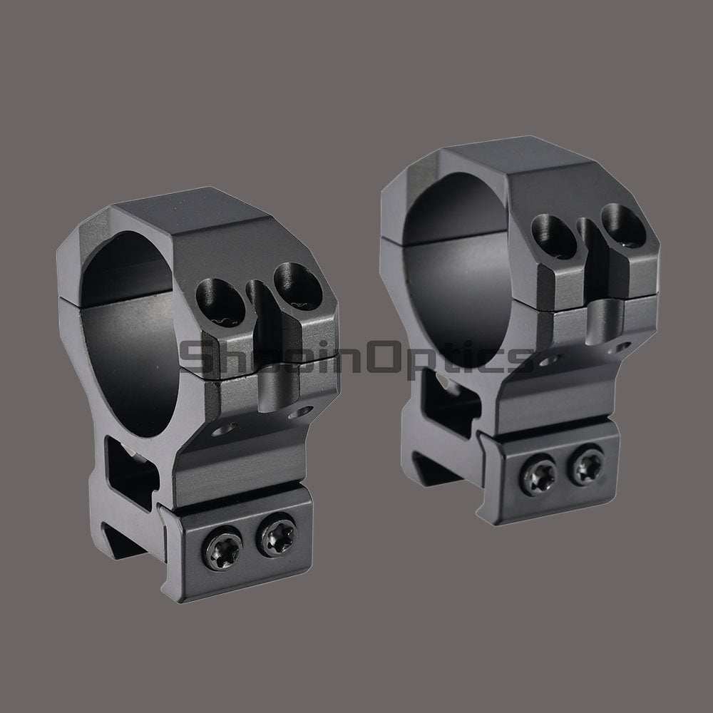 Shooin Optics Pebble Scope Ring Mount For 34mm Tube Picatinny Weaver Rail - Shooin Optics