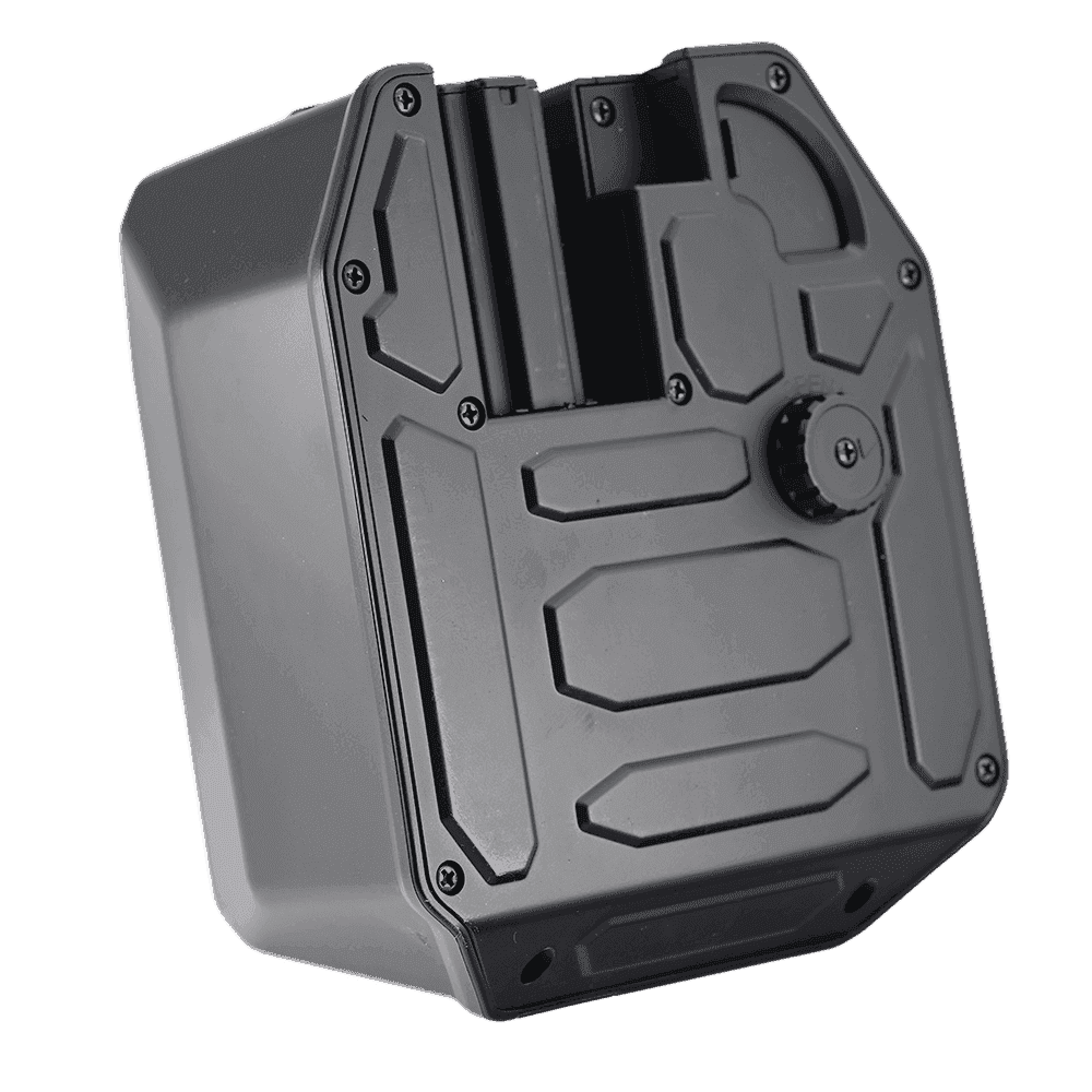 5000 Rounds High Capac Manual Winding Drum Magazine for M4 Airsoft AEG Rifles - Shooin Optics