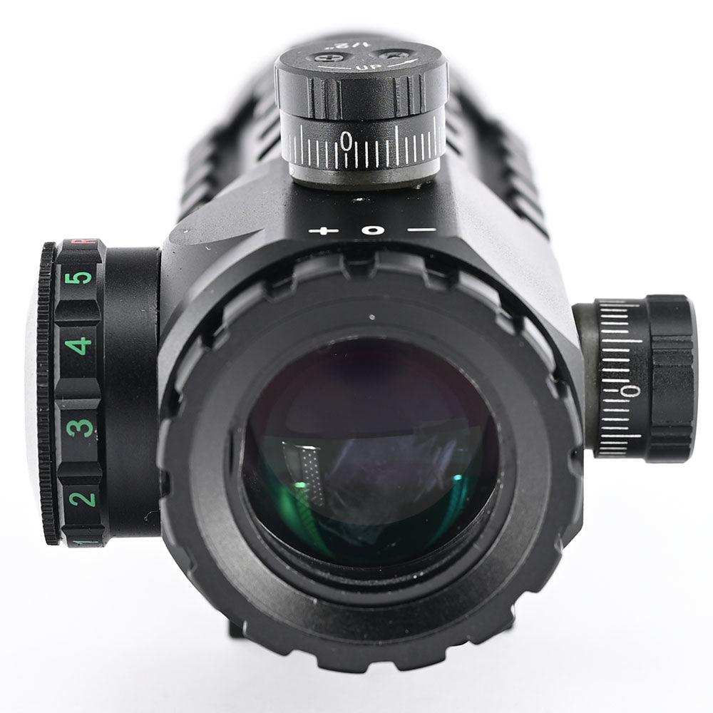 Shooin Optics 3x28 Scope Tactical Direct Adjustment Turret With 20mm And Dovetail Mount Base 1/2 MOA M7924 - Shooin Optics