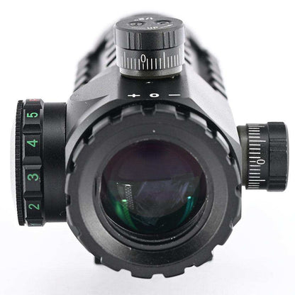 Shooin Optics 3x28 Scope Tactical Direct Adjustment Turret With 20mm And Dovetail Mount Base 1/2 MOA M7924 - Shooin Optics