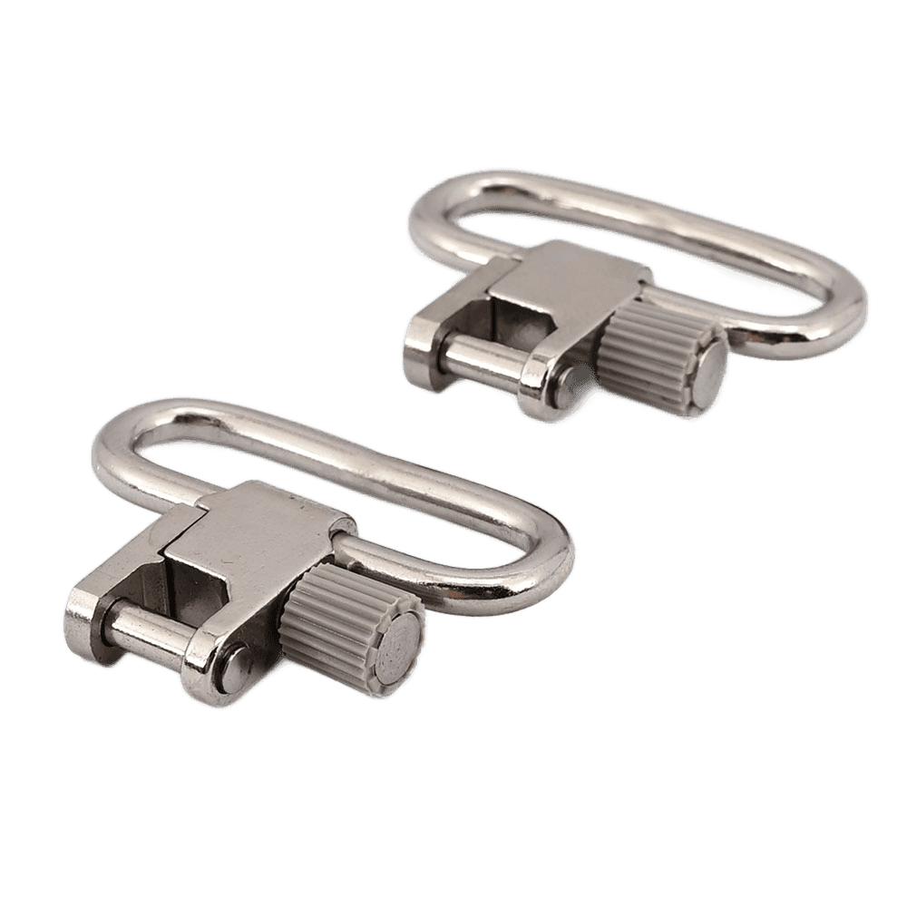 Sparta 1 Inch 1.25 Nickel Quick Detach Sling Swivels - Shooin Optics