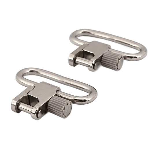 Sparta 1 Inch 1.25 Nickel Quick Detach Sling Swivels - Shooin Optics