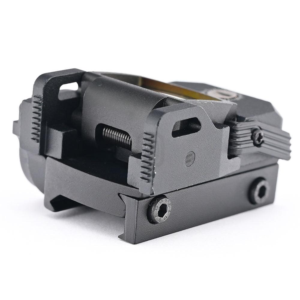 Quick Fold Pro Reflex Red Dot Sight With Pistol Glock Optics Base & 20mm Mount Shooin Optics