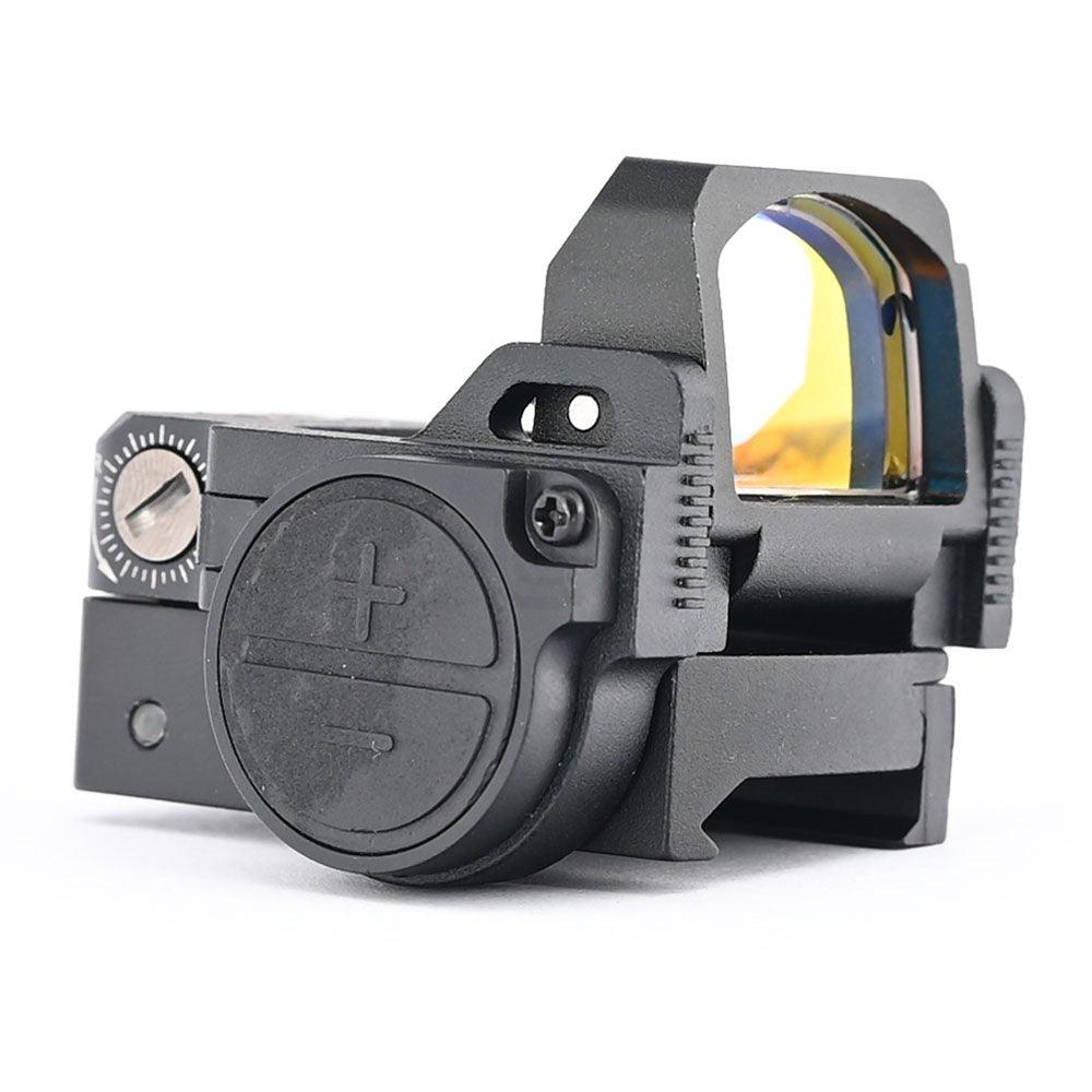 Quick Fold Pro Reflex Red Dot Sight With Pistol Glock Optics Base & 20mm Mount Shooin Optics