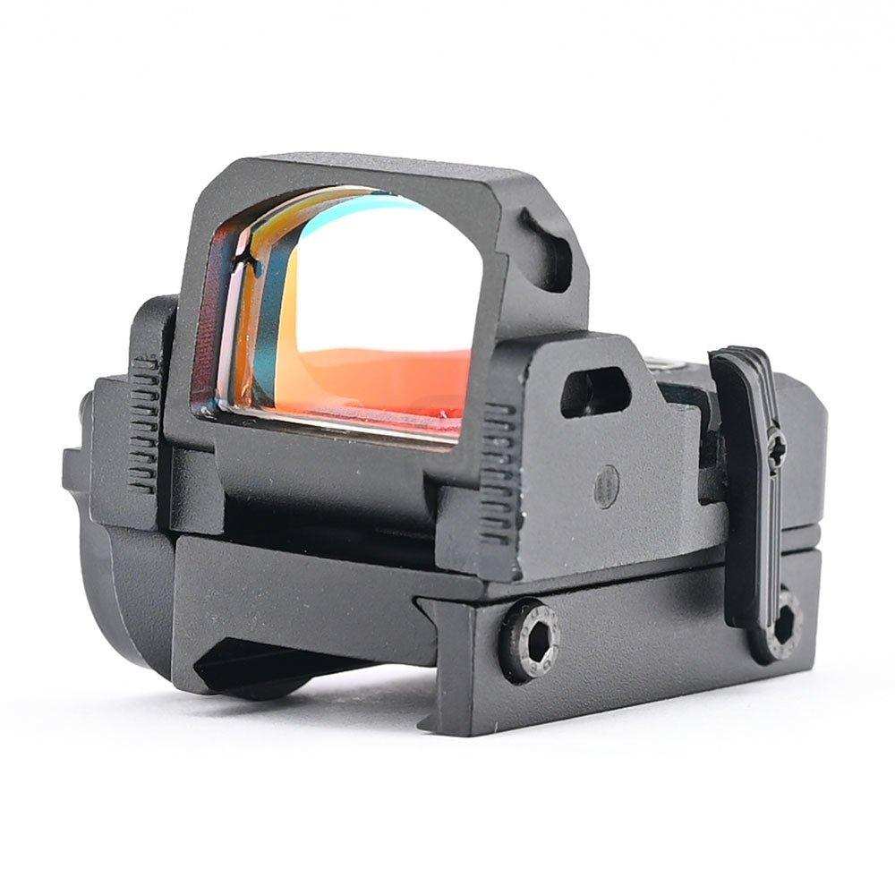 Quick Fold Pro Reflex Red Dot Sight With Pistol Glock Optics Base & 20mm Mount - Shooin Optics