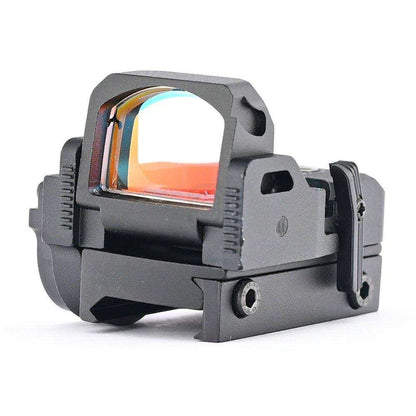 Quick Fold Pro Reflex Red Dot Sight With Pistol Glock Optics Base & 20mm Mount - Shooin Optics