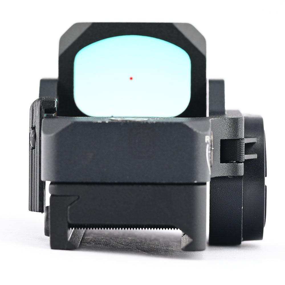 Quick Fold Pro Reflex Red Dot Sight With Pistol Glock Optics Base & 20mm Mount - Shooin Optics