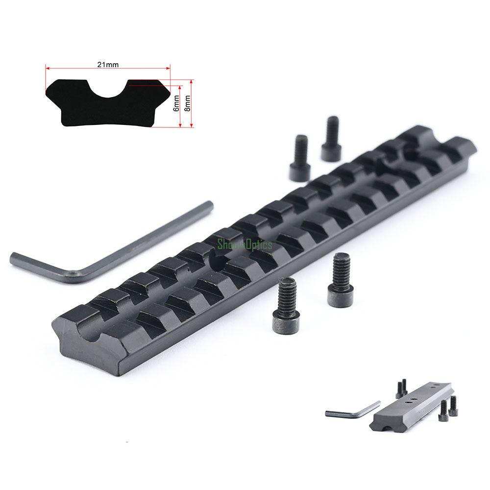 Mossberg 500 590 Shotgun Weaver 20mm Optics Mount Base Adapter - Shooin Optics