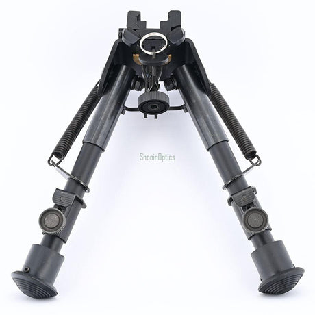 Shooin Optics Adjustable Height 6-9 Inch Hunting Shooting Bipod Aluminum Alloy RH6-5 M8482 - Shooin Optics