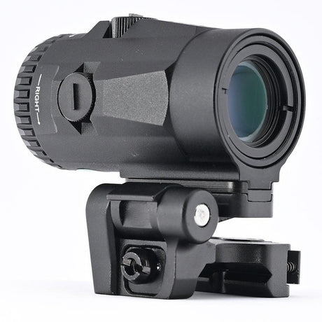 Foldable 3x Magnifier 20mm Rail Mount Base For Red Dot Sight Visual Extension Shooin