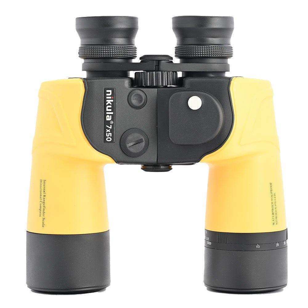 7x50 Binoculars Waterproof Fogproof Nitrogen-Filled Internal Rangefinder Scale Directional Compass Floatable - Shooin Optics