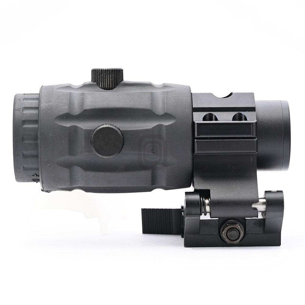 Shooin 3x Magnifier Red Dot Scope With Side Flid 20mm Picatinny Mount Base - Shooin Optics