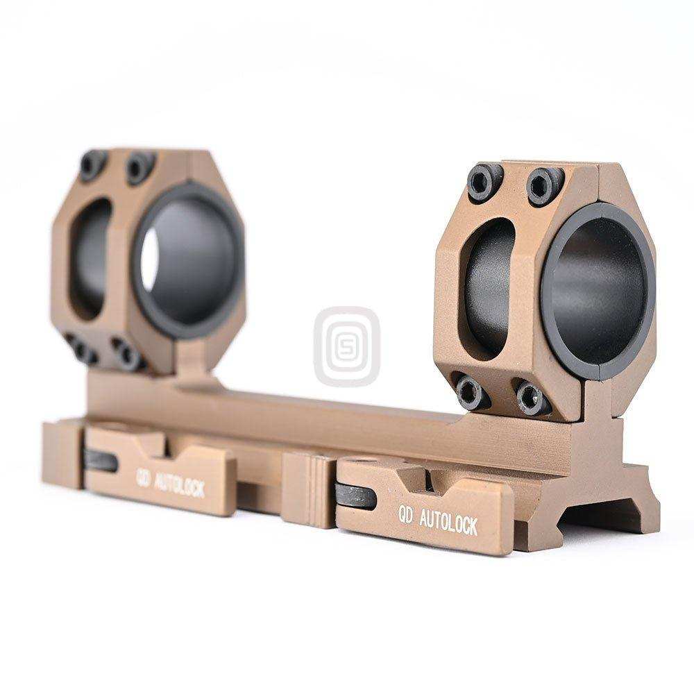 Quick Release Integrated Rifle Scope Picatinny Mount 30mm Ring - Shooin Optics