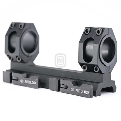 Integrated 30mm Tube Rifle Scope Ring With Quick Release Picatinny Mount - Shooin Optics