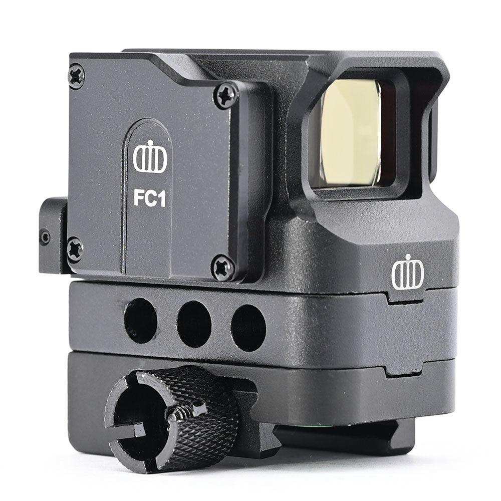 Prism Refracted 1x Red Dot Sight Integrated High Low 20mm Extension Base - Shooin Optics