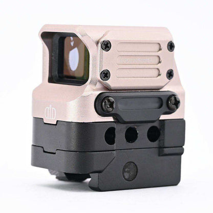 Prism Refracted 1x Red Dot Sight Integrated High Low 20mm Extension Base - Shooin Optics