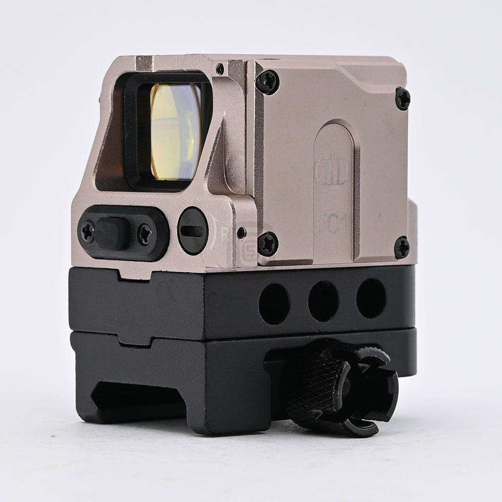 Prism Refracted 1x Red Dot Sight Integrated High Low 20mm Extension Base - Shooin Optics