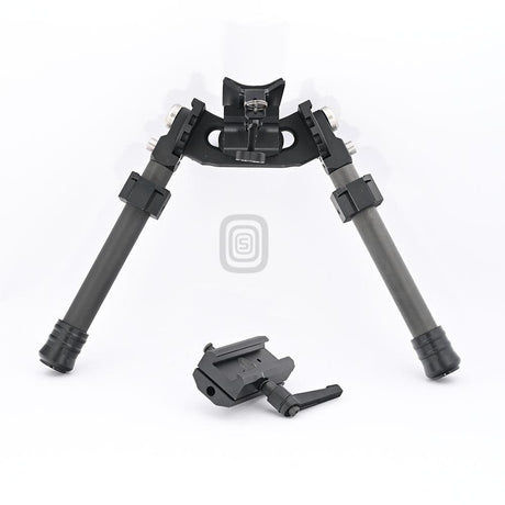 Heavy Long Range Shooting Carbon Fiber Tube Bipod 6-9 INCH SPARTA