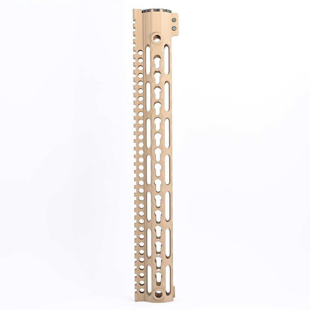 AR Series 15 INCH Picatinny Free Float Handguard With KEYMOD Base Lock For Airsoft - Shooin Optics