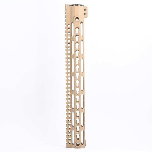 AR Series 15 INCH Picatinny Free Float Handguard With KEYMOD Base Lock For Airsoft - Shooin Optics