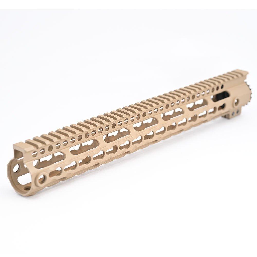 AR Series 15 INCH Picatinny Free Float Handguard With KEYMOD Base Lock For Airsoft SPARTA