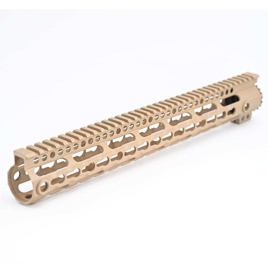 AR Series 15 INCH Picatinny Free Float Handguard With KEYMOD Base Lock For Airsoft - Shooin Optics