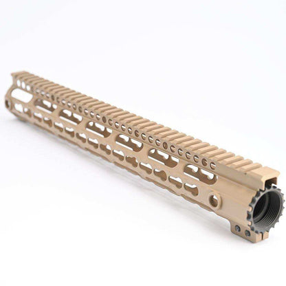AR Series 15 INCH Picatinny Free Float Handguard With KEYMOD Base Lock For Airsoft - Shooin Optics