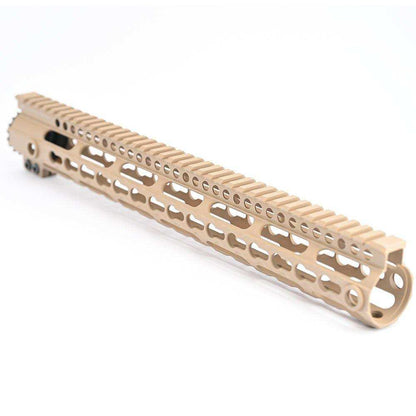 AR Series 15 INCH Picatinny Free Float Handguard With KEYMOD Base Lock For Airsoft - Shooin Optics
