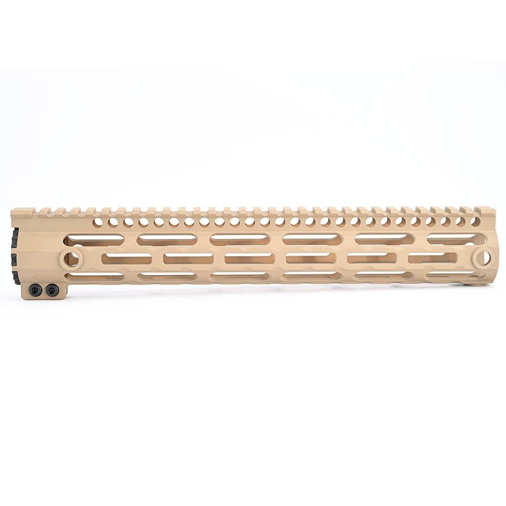 AR Series 12.5 INCH Picatinny Free Float Handguard With M-LOK Base Lock For Airsoft Shooin Optics