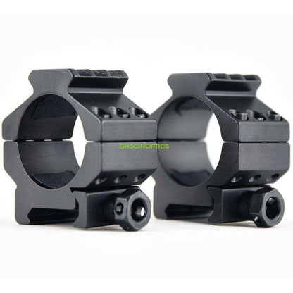 Shooin Optics Scope 1.25 Inch 30mm Tube Ring 20mm Weaver Picatinny Mount M7853 - Shooin Optics